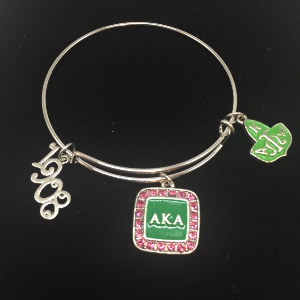 AKA SORORITY CHARM BRACELET